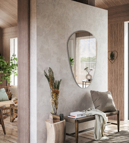 Druppelvormige spiegel 45x90 cm