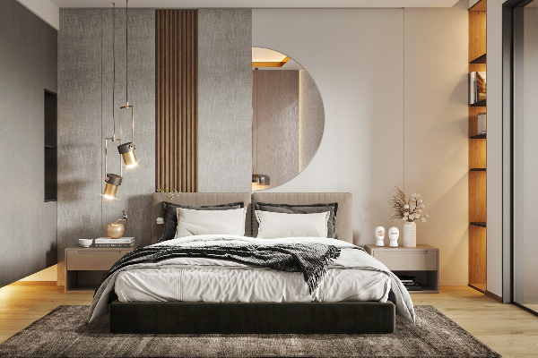 Spiegel halfrond 45x90 cm