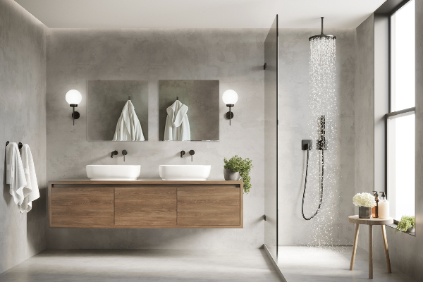 Decoratieve rechthoekige spiegel zonder lijst 50x50 cm