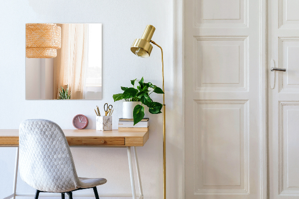 Rechthoekige spiegel zonder lijst 80x60 cm