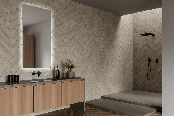 Rechthoekige badkamerspiegel met LED-achtergrondverlichting 100x70 cm