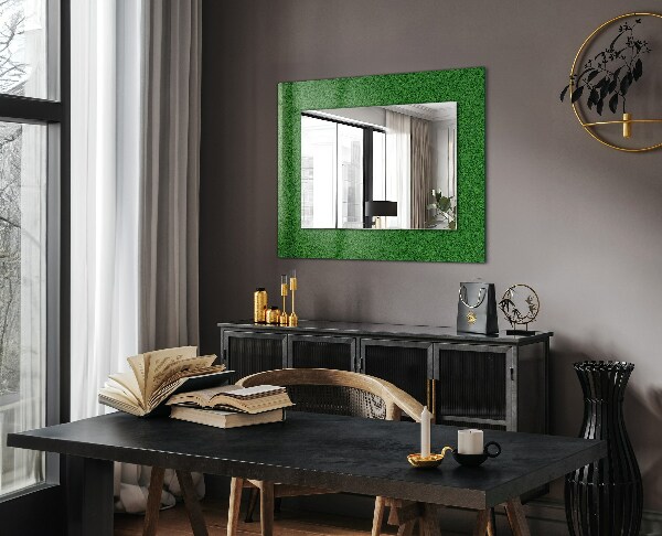 Spiegel met decoratie Groen gras