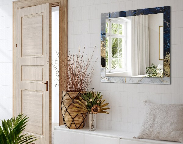 Wandspiegel met print Abstract marmer