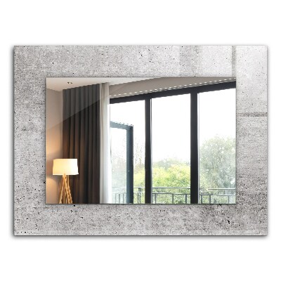 Wandspiegel decoratieve print Cement muur structuur