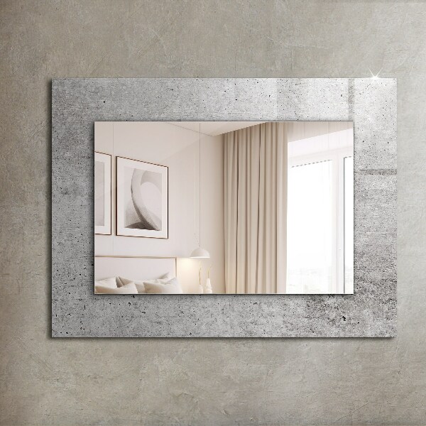 Wandspiegel decoratieve print Cement muur structuur