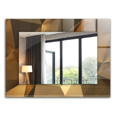Spiegel met decoratie Geometrische vormen