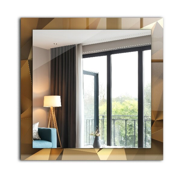 Spiegel met decoratie Geometrische vormen