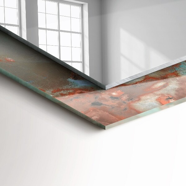 Wandspiegel decoratieve print Abstracte gekleurde textuur