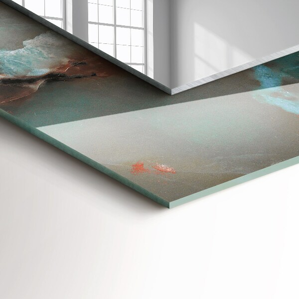 Wandspiegel decoratieve print Abstracte gekleurde textuur