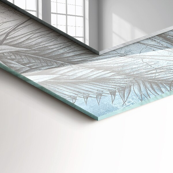 Wandspiegel decoratieve print Pastelkleurige planten