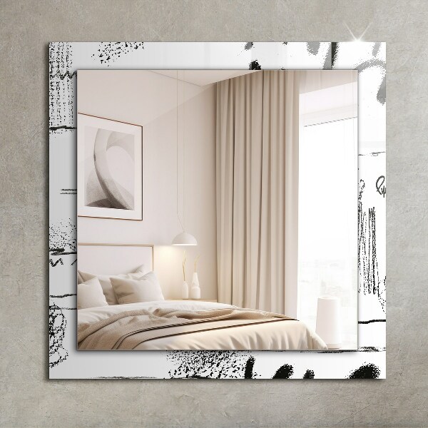 Wandspiegel decoratieve print Moderne abstracte sjablonen