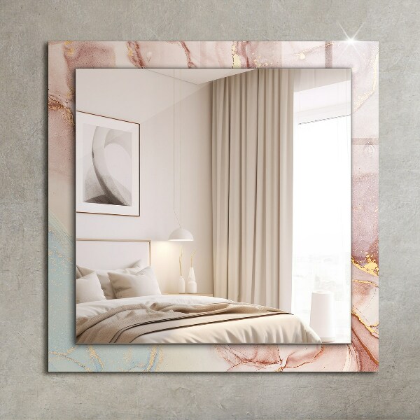 Spiegel met decoratie Abstracte aquarel