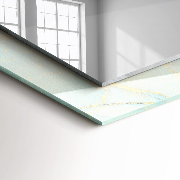 Spiegel met decoratie Abstracte aquarel