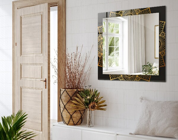 Spiegel met decoratie Mandala patroon