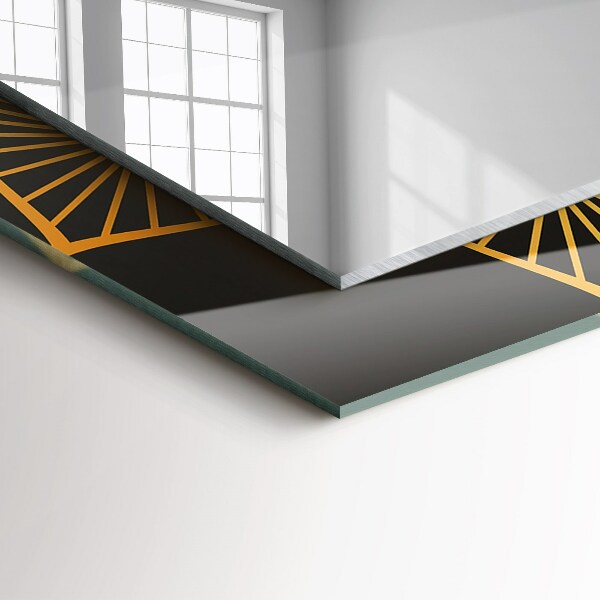 Spiegel met decoratie Mandala patroon