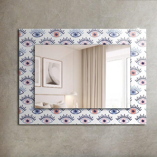 Wandspiegel decoratieve print Motief met ogen