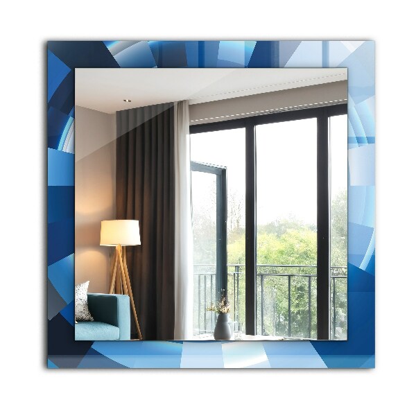 Spiegel met bedrukte lijst Abstracte tunnel