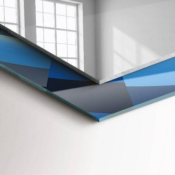 Spiegel met bedrukte lijst Abstracte tunnel