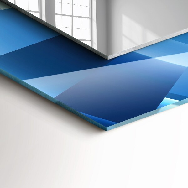 Spiegel met bedrukte lijst Abstracte tunnel