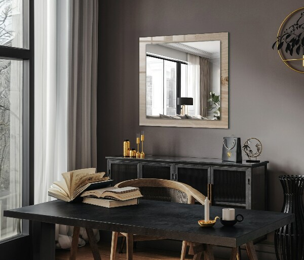 Spiegel met decoratie Geknoopt hout