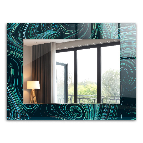 Wandspiegel decoratieve print Steen met structuur