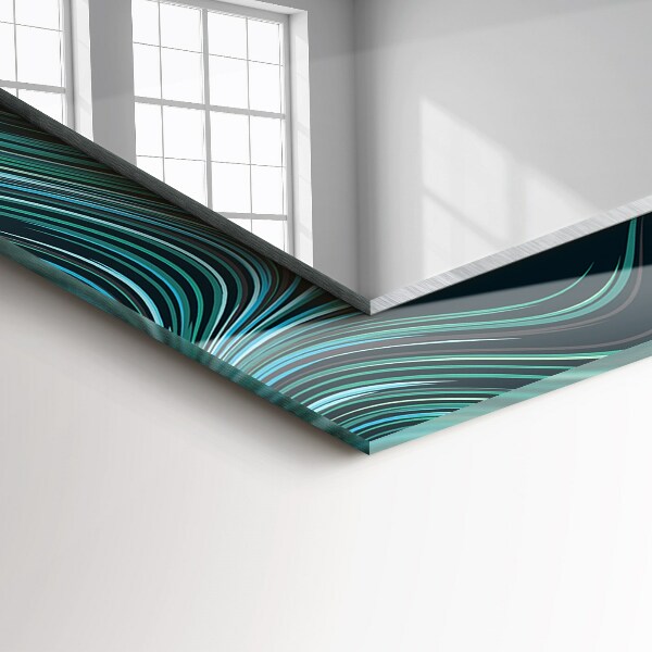 Wandspiegel decoratieve print Steen met structuur