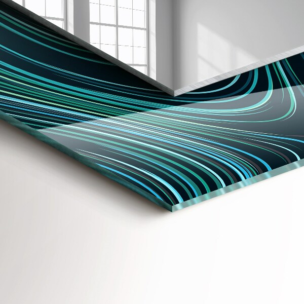 Wandspiegel decoratieve print Steen met structuur