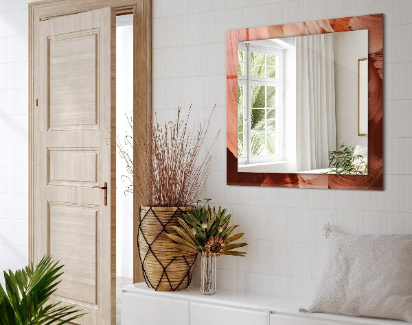 Spiegel met bedrukte lijst Motiverende fontein