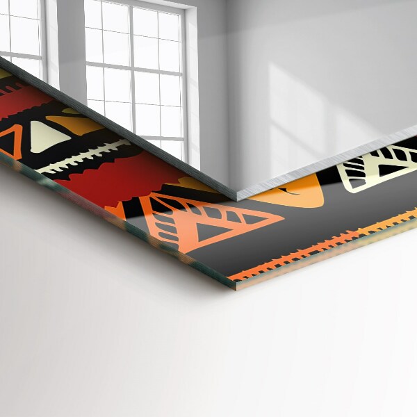 Spiegel met print Geïrrigeerd landschap