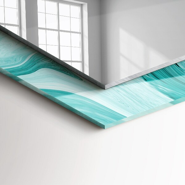 Wandspiegel met print Japanse tuin