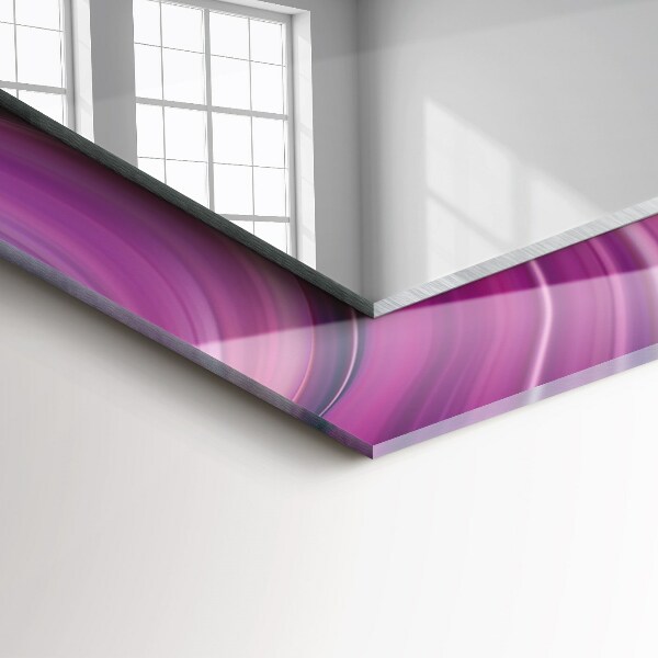 Spiegel lijst met print Kleurrijk palmboom motief