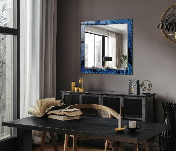 Spiegel lijst met print Schets van vrouwelijke silhouetten