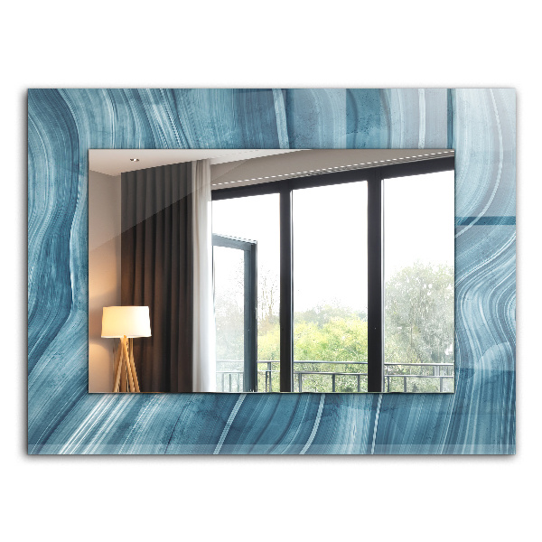 Wandspiegel decoratieve print Kolibries en bloemen