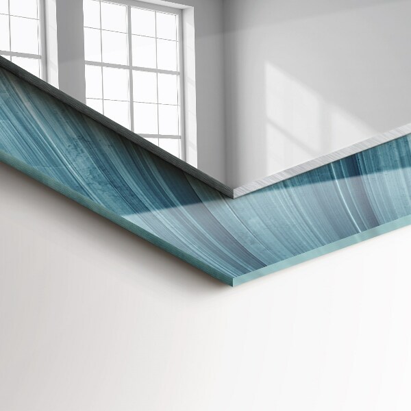 Wandspiegel decoratieve print Kolibries en bloemen