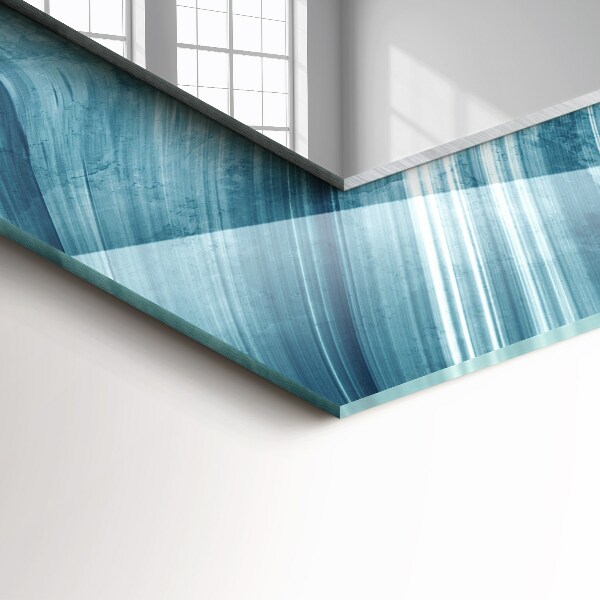 Wandspiegel decoratieve print Kolibries en bloemen