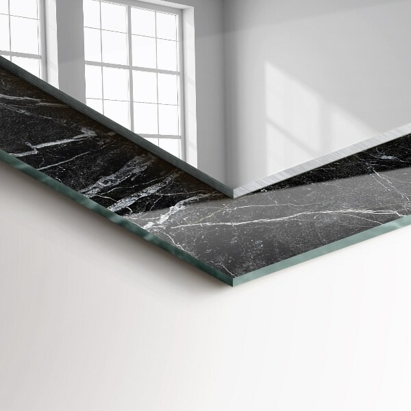 Wandspiegel met print Gekleurde abstracte motieven