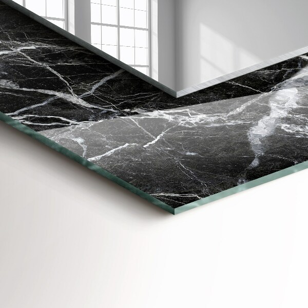 Wandspiegel met print Gekleurde abstracte motieven