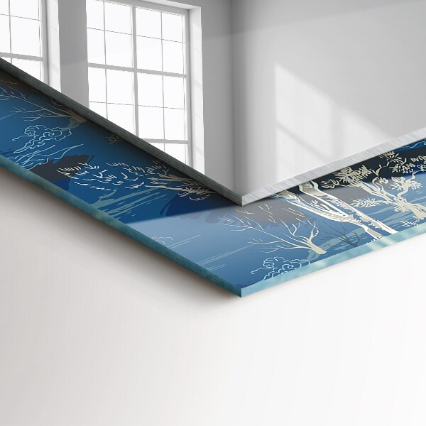 Wandspiegel decoratieve print Etnisch patroon