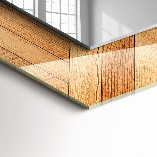 Spiegel lijst met print Gekleurde abstracte patronen