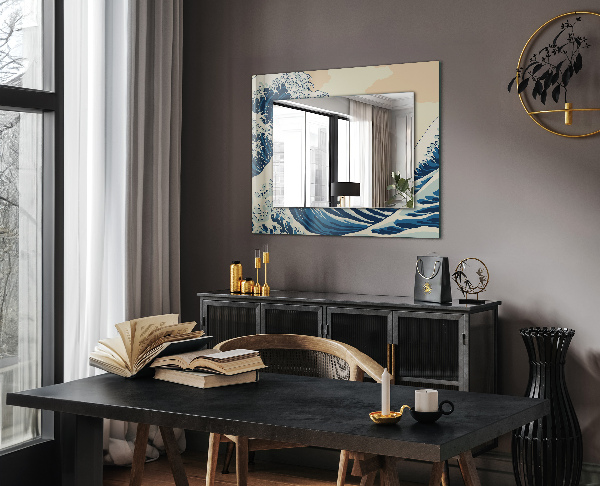 Wandspiegel decoratieve print Abstract hars marmer
