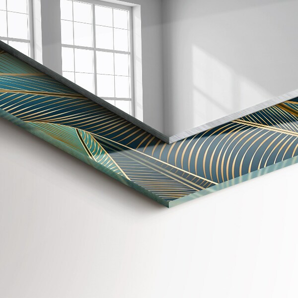 Spiegel met print Miststrepen