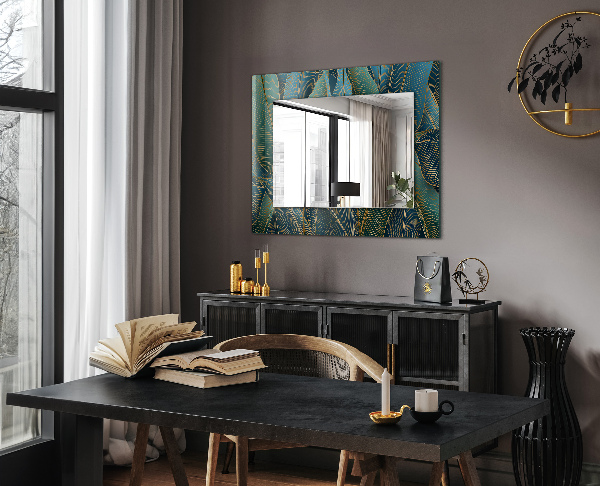 Spiegel met print Miststrepen