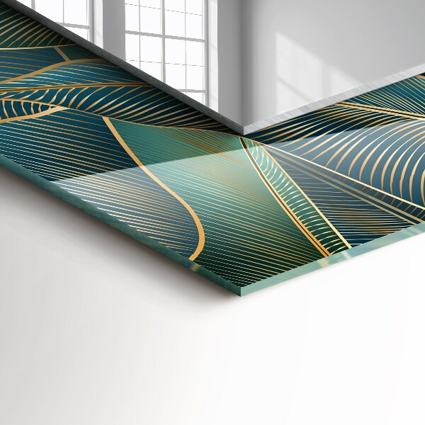 Spiegel met print Miststrepen