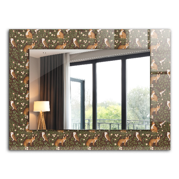 Wandspiegel decoratieve print Volta en gufo