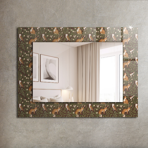 Wandspiegel decoratieve print Volta en gufo