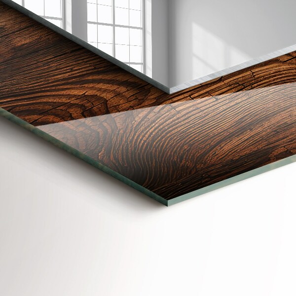 Bedrukte spiegel Frame van been