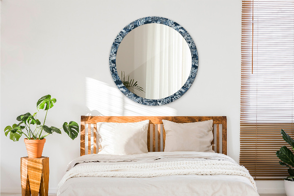 Ronde spiegel met decoratie Collage