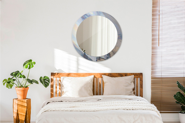 Bedrukte ronde spiegel Holografische textuur