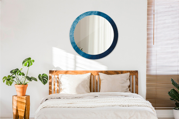 Ronde spiegel met decoratie Abstracte kunst