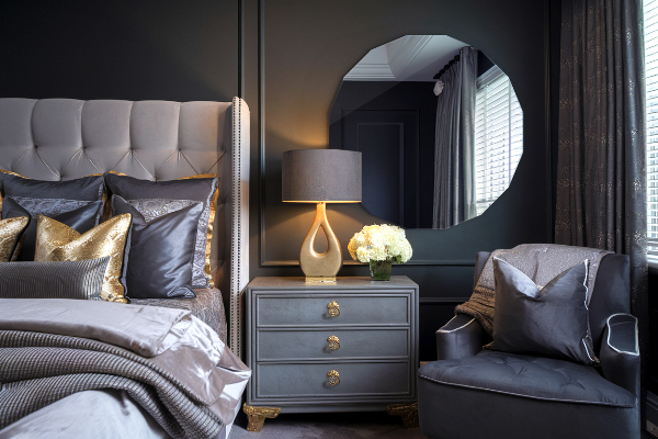 Geometrische spiegel originele vorm 50x50 cm